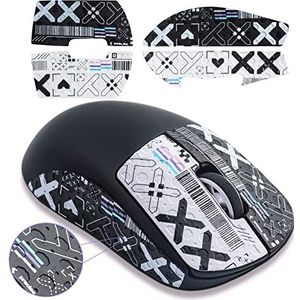 Muis anti-slip grip tape geschikt voor Logitech G Pro X Superlight draadloze gaming muishuid, zweetbestendig, gemakkelijk aan te brengen, zelfklevend ontwerp, professionele muizen upgrade kit