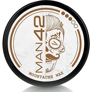 MAN42 Snor Wax, Snor Wax, Baard Wixe, Bart Styling Wax, 50ml