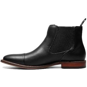 STACY ADAMS Heren Maury Cap Toe Chelsea Boot, Zwart, 12 UK, Zwart, 44.5 EU