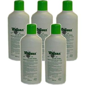 Wollsan Wollen wasmiddel met aloë vera en lanoline (5 x 1.000 ml)