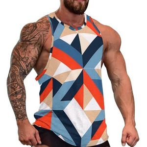 Russell Jack Patroon Heren Tank Top Causaal Mouwloos T-shirt Gym Atletische Spier Tee Strand Vest