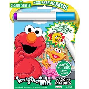 Bendon Sesamstraat Elmo Imagine Ink Magic Ink Pictures en Game Book met Mess Free Marker