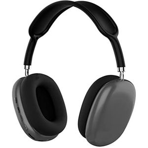 Draadloze hoofdtelefoon Bluetooth-headset over het oor, P9 draadloze headset stereo muziek-oortelefoon met microfoon Gaming-headset voor iPhone/Samsung/iPad/PC (Zwart)