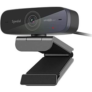Spedal HD 1080P 60fps Stream Webcam, Auto Focus Streaming Camera, Computer Laptop Camera voor OBS Xbox XSplit Skype Facebook, Compatibel voor Linux Mac OS Windows 10/8/7
