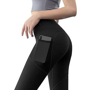 OXOLAMRIN Yogalegging voor dames, met zak voor mobiele telefoon, meerkleurig, verschillende maten, Kleur 14., L