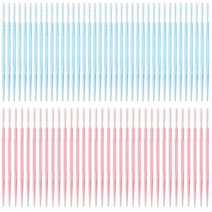 Verpakking met 200 kunststof tandenstokers, tandenstokers, mondreinigingsstaven, tandverzorging, geschikt voor thuis en hotel, enz.