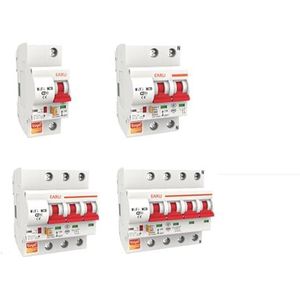 1P 2P 3P 4P 10A-125A Draadloze Smart WIFI Circuit Breaker Timer Vioce Afstandsbediening Schakelaar Thuis (Maat: 4P, Kleur: 20A)