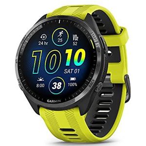 Garmin Forerunner® 965 Running Smartwatch, Kleurrijk AMOLED-display, trainingsstatistieken en herstelinzichten, Amp geel en zwart