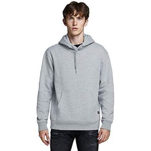 JACK & JONES Heren Soft Sweat Hood Hoodie, lichtgrijs, XL