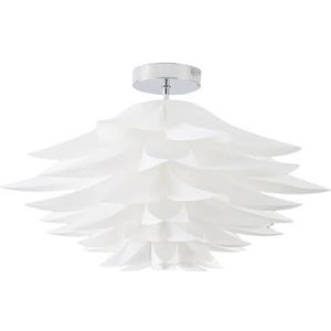 Lindby plafondlamp 'Rimon' (modern) in Wit uit kunststof o.a. voor woon-/ eetkamer - plafonnière, plafondverlichting