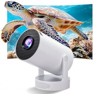 Intelligente mini-beamer, Android 11, draagbare mini-projector FHD 1080P met 4K-ondersteuning, 300 ANSI lumen, hifi-luidspreker, wifi 6 en bluetooth 5.0, voor slaapkamer en thuisbioscoop