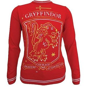 Harry Potter Christmas Jumper Gryffindor Crest Officieel Unisex Rood Ugly