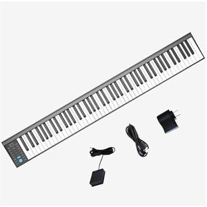 Elektronische Piano Slimme draagbare digitale elektronische piano met 88 toetsen 129 tonen, 128 ritmes en 30 demoliedjes