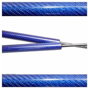 Dempers Achterklep Lift Ondersteuning Struts Voor Hyundai Terracan HP 2001-2007 Kofferbak Schokdempers Demper Cilinders Stang 2PCS Gasveren(Blue carbon fiber)