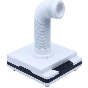 Nieuwe 60W Nail Fan Art Salon Zuigstofzuiger Machine 360 ​​Graden Intrekbare Buis met Sterke Ventilator Manicure Stofzuiger