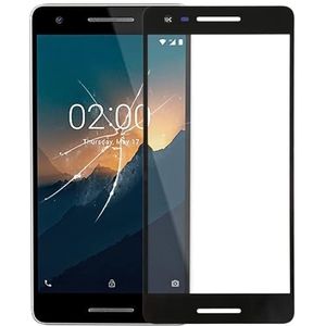 Front Screen Outer Glass Lens for Nokia 2.1 TA-1080 TA-1084 A-1086 TA-1092 TA-1093(Black)