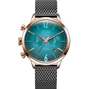 Welder Analoog digitaal horloge voor dames, automatisch, met niet-toepasbare armband, S0375992, Meerkleurig