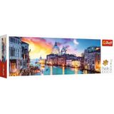 Trefl 916 29037, Venedig, Italien EA 1000 Teile, Premium Quality, für Erwachsene und Kinder ab 12 Jahren 1000pcs Panorama-Canal Grande Venice, Coloured