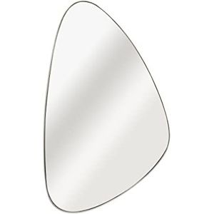 INSPIRE - Wandspiegel, ovale spiegel Ogive, 50 x 30 cm, goud, metaal, hangspiegel, ovaal, design wandspiegel