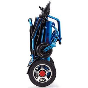 L&WB - Opvouwbare Elektrische Rolstoel - Blauw - Lichtgewicht - Duurzaam