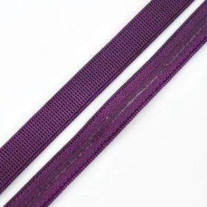 Antislip siliconen beha elastische band voor het naaien 10 mm ondergoedband rubberen linten band antislip kanten tapes kledingaccessoires-paars-10 mm-50 meter