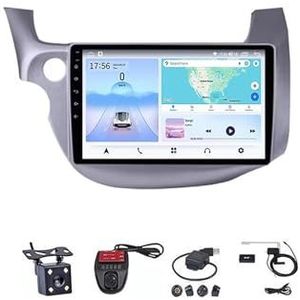 9 Inch Autoradio Voor Honda Fit Jazz 2008-2013 Carplay Android Navigatie GPS Bluetooth Multimedia Speler Smart Automotive Systeem(4G+WIFI 4G+64G)
