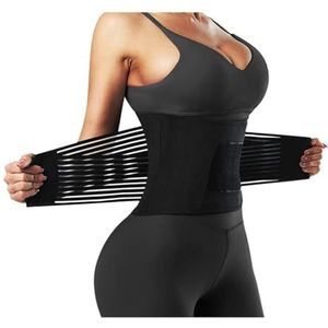 Rugcorrectie, Taille Trainer for Gewichtsverlies Zweetband Trimmer Korset Buikcontrole Rugsteunband(Purple,M)