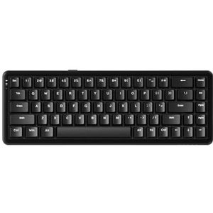 QPSJXN AK680 Magneetgolftoetsenbord met 1 ms latentie, compact design, ideaal voor games, draadloos zwart