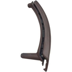 Auto interieurdeurgrepen Voor BMW X5 X6 E70 E71 E72 2007-2014 Linker Rechter Binnendeurhendel Voor Passagiers Met Leren Bekleding(Left Moka)