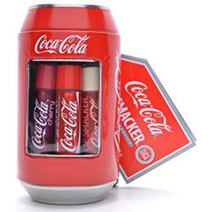 Markwins Lip Smacker Coca Cola doos met 6 lippenverzorgingsstiften in verschillende smaken