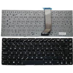 Amerikaans Russisch Spaans Arabisch Braziliaans Laptoptoetsenbord voor ASUS X402 X402C X402CA S400 S400C S400CA Notebook PC(SP Black)