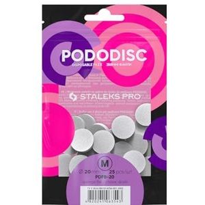 Staleks Pro, Pododisc wegwerpsponzen voor pedicureschijven, 25 stuks (diameter 20 mm)