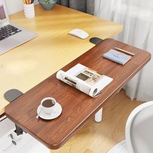 Serenitison Punch Free Desktop Extension Board, Opvouwbaar Keyboard Tray Platform, Bureau Extender Tray, Bureau Verbreding Extension Board, Computer Desk Toetsenbord lade, Desktop Extensions Voor