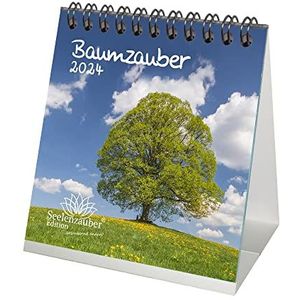 Boommagie kalender voor 2024, formaat 10 cm x 10 cm, boom, bomen, bos, natuur, zielentauber