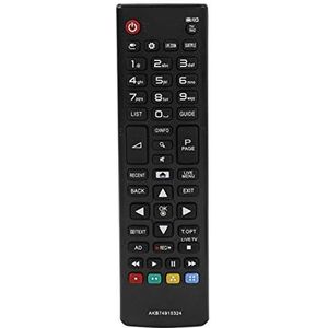 ASHATA TV vervangende afstandsbediening, draadloze TV vervangende afstandsbediening Smart Remote Controller voor LG TV AKB74915324 zwart