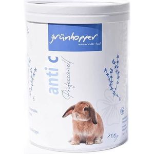 grünhopper Anti c 200 g konijnenvoer ter ondersteuning van de darm