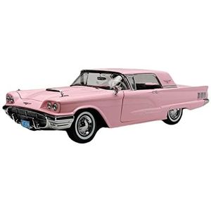 Miniatuur auto Voor 1/18 Alu Model Auto Gift Ornament 1960 Ford Thunderbird Hardtop Roze 4308#