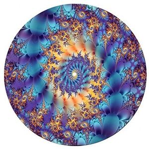 Fractal Patroon DJ Vinyl Draaitafel Slipmat