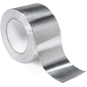STERR - Aluminium tape Aluminiumfolie tape zilver 75 mm X 50 m