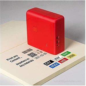 Draagbaar 12.7mm QR Bar Batch Code Datum Number Logo Vervaldatum Label Handheld Thermal Inkjet-printer,Langdurige Prestaties