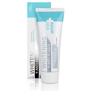 edel + witte anti-plaque + whitening tandpasta 75ml