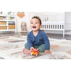 Infantino Grip & Roll Zachte Wielen Baby Activiteit Speelgoed Brandweerwagen - Rood