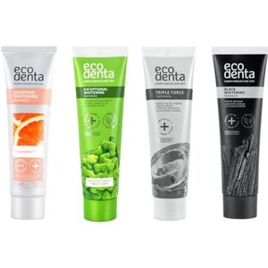 Ecodenta Expert tandpasta set van 4