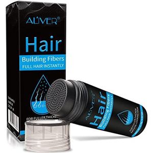 Haarpoeder voor haarverdichting, strooihaar, strooihaar met direct effect bij geheimsraten, haaruitval en licht haar 27,5 g (Marrón Medio)