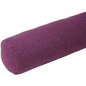 Round Cervical Roll Bolster Pillow with Removable & Washable Pillow Cover, Bolster Pillow Filled with Soft, Round Bolster Pillowcase Cover(Violet,15x60cm)