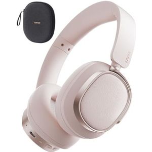Edifier ES850NB Draadloze Over-Ear Noise-Cancelling Hoofdtelefoon, Hi-Res Audio Draadloos, LDAC, 92 uur Speeltijd, Bluetooth 5.4 & Multipoint, AI Call Noise Reduction, Opvouwbaar – Roze