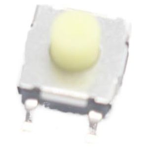 10 stuks 6 x 6 x 3,1 / 3,4 / 4,3 / 5 mm 4-pins SMD waterdichte touch schakelaar micro knop aanraakschakelaar blauw wit (kleur: blauw, maat: 6 x 6 x 3,1 mm)