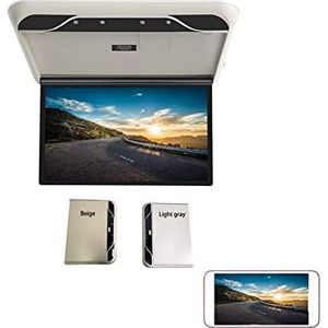 Draagbare dvd-speler voor videospelers op hoofdsteunen in auto's 19 Inch Auto Monitor Hd Scherm Plafond Dak Mount Display 1080P MP5 Multimedia Tv Voertuig Video Speler Met link Fm Hdmi met HD-roterend