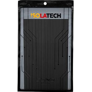 ISOLATECH krimpkous 2:1 set zonder lijm zwart Ø8mm 3,0 meter in 15st x 20cm voor auto elektrische accessoires kabel isolatie UV-bestendig ongelabeld reparatie