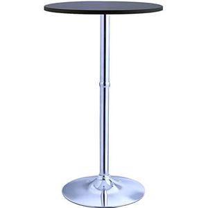 Duhome Elegant Lifestyle bartafel statafel van hout (MDF) bistrotafel tafel hoge tafel 105 cm kleurkeuze zwart